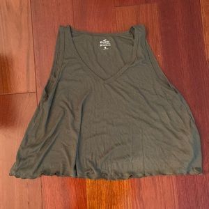 Hollister army green tank